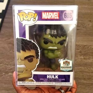MARVEL Hulk FUNKO HQ EXCLUSIVE Limited Edition Funko Pop #685